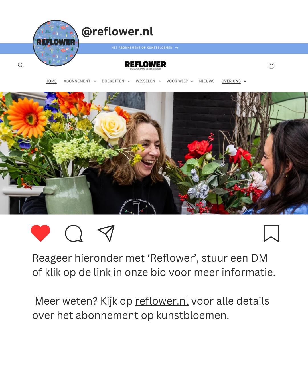 REFLOWER PROEFABONNEMENT