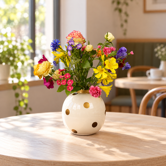 M - Jamila | Pip Studio vaas met kunstbloemen | Medium