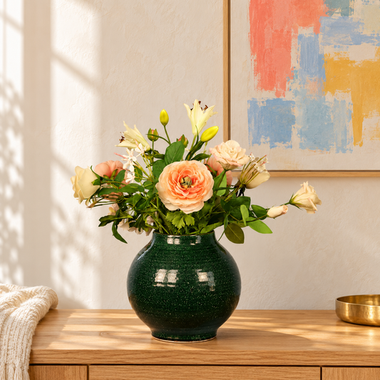 M - Sandra | Serax vaas met kunstbloemen | Medium