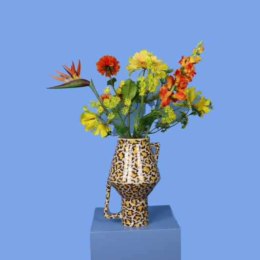 L - Donna | Return to Sender vaas met kunstbloemen | Large