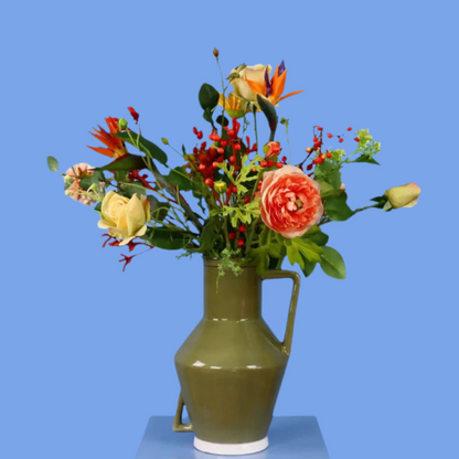L - Dyani | Return to Sender vaas met kunstbloemen | Large