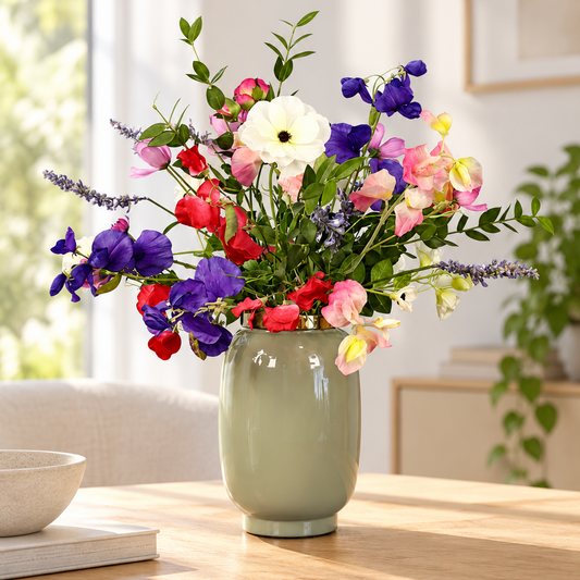 M - Melly | Pip Studio vaas met kunstbloemen | Medium