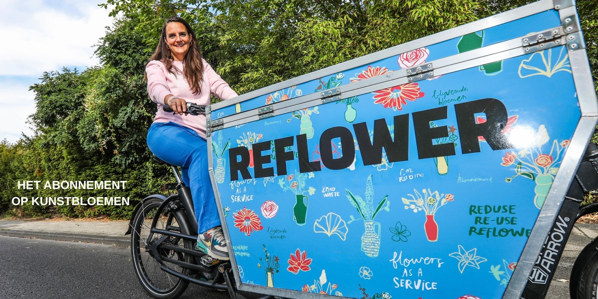 Reflower bezorgt kunstbloemen aan huis en kantoor