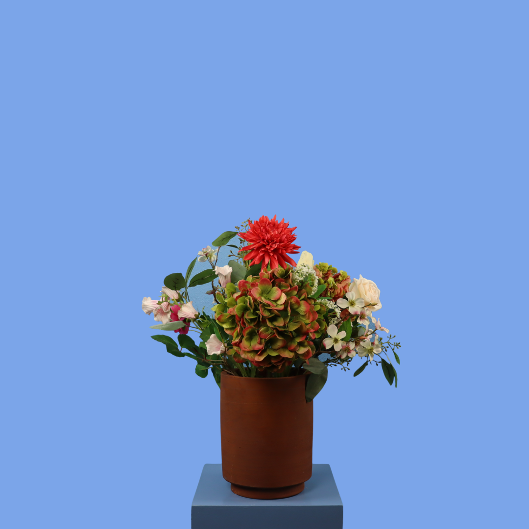 L - Flore - Terracotta vaas