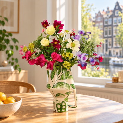 L - Mako | Return to Sender vaas met kunstbloemen | Large
