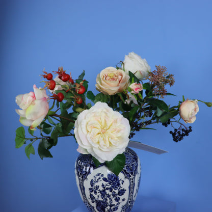 M - Anton - Delfstsblauwe vintage vaas