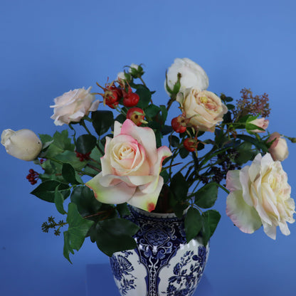 M - Anton - Delfstsblauwe vintage vaas