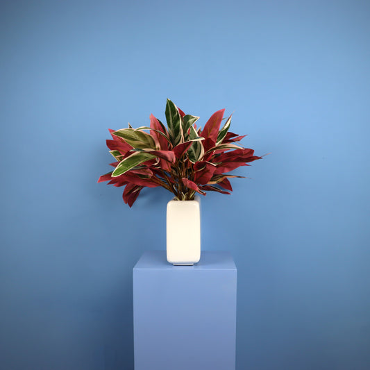 Witte plantenbak Portland, maat L – Reflower