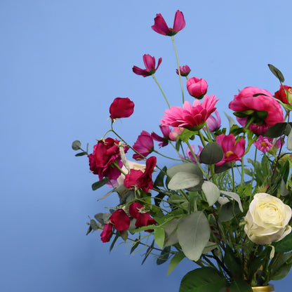 L - Cas | Kare Design vaas met kunstbloemen | Large