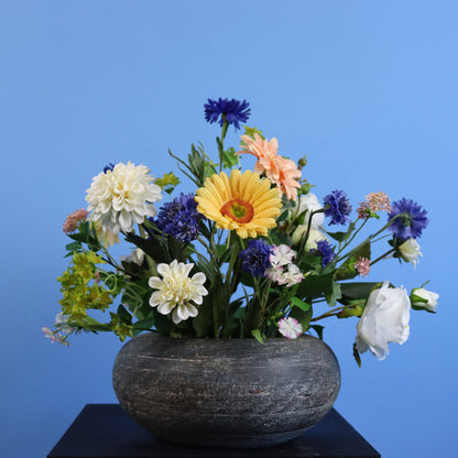 M - Lotus - Robuuste stenen pot