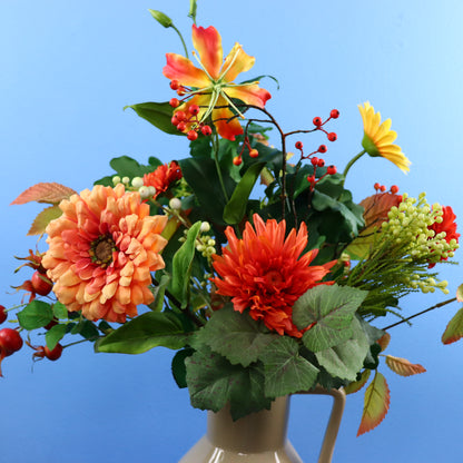 Kunstboeket Sabijn in Return to Sender vaas, maat M – Reflower