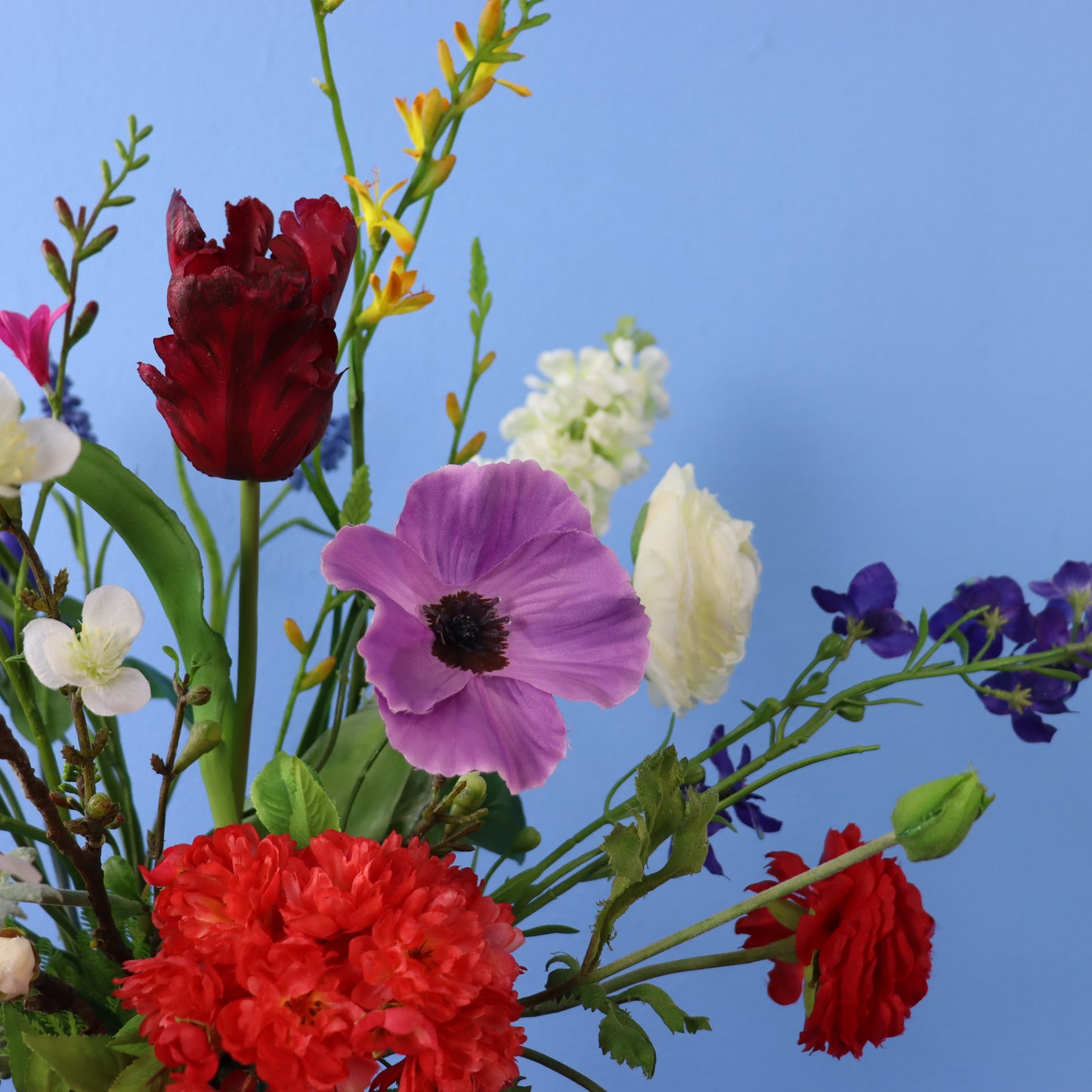 M - Medina - Glazen vaas met ribbelstructuur