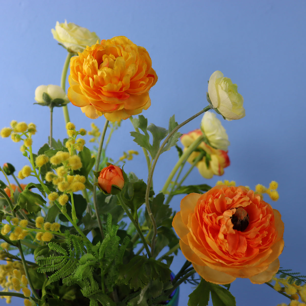 Kunstboeket Claudia in Pols Potten vaas, maat L – Reflower