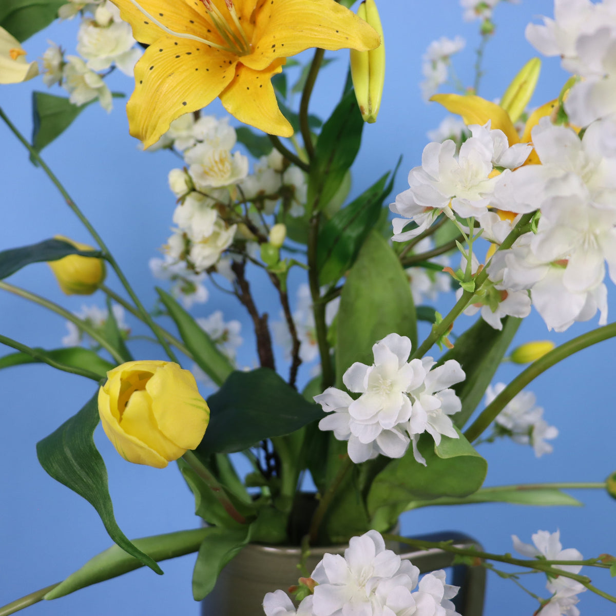 XL - Lean | Return to Sender vaas met kunstbloemen | XL
