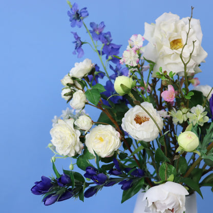 L - Suzette | Räder vaas met kunstbloemen | Large