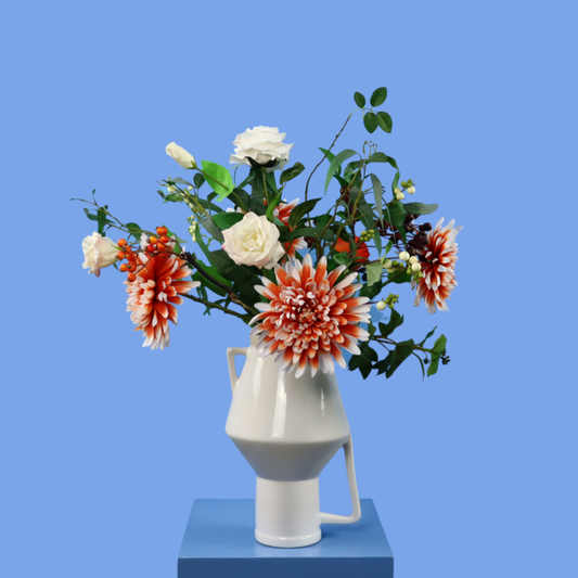 L - Tibo | Return to Sender vaas met kunstbloemen | Large
