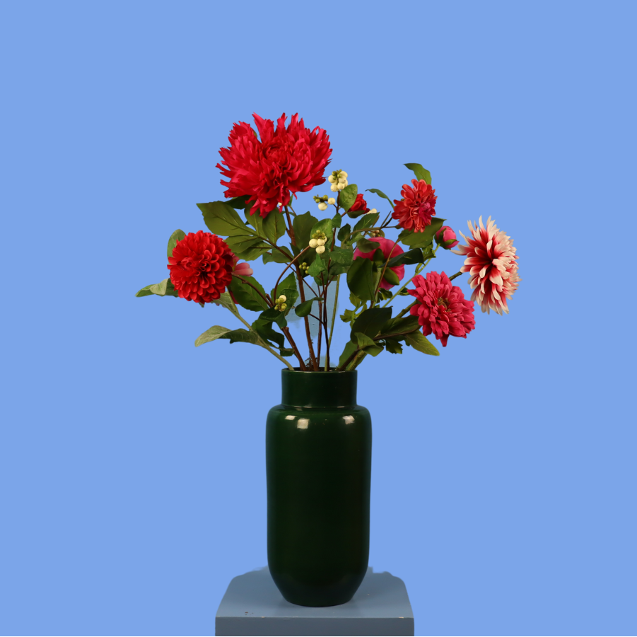 L - Luca | Serax vaas met kunstbloemen | Large