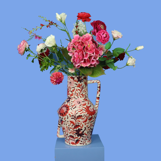 Kunstboeket Luciene in Return to Sender vaas, maat XL – Reflower