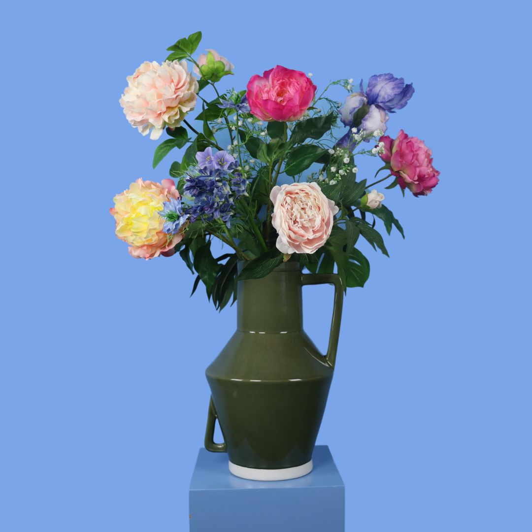 XL - Menno | Return to Sender vaas met kunstbloemen | XL