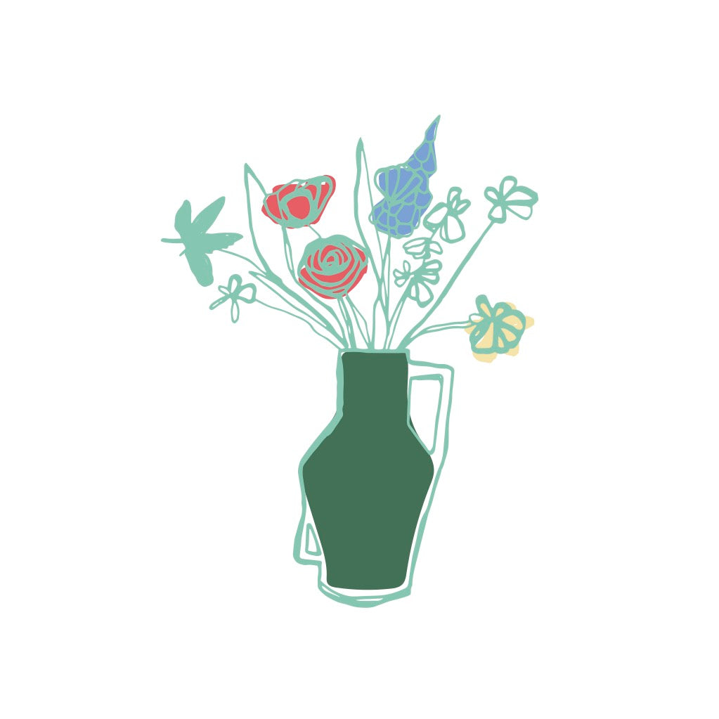 Event: Medium vaas met Reflower bloemen