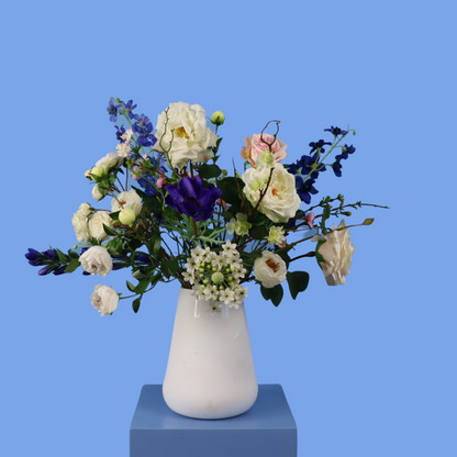 L - Suzette | Räder vaas met kunstbloemen | Large