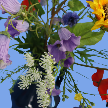 M - Robbe | Return to Sender vaas met kunstbloemen | Medium